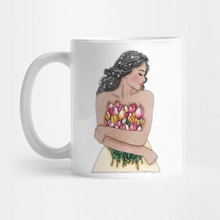 Tulip Girl Mug